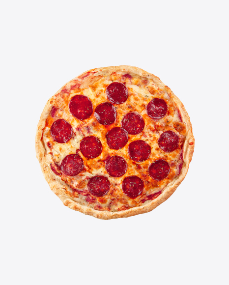 Pepperoni Pizza with Salami
