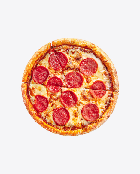 Pepperoni Pizza with Salami