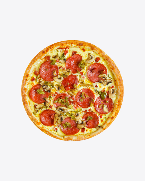 Mexican Pizza w/ Salami and Jalapeno