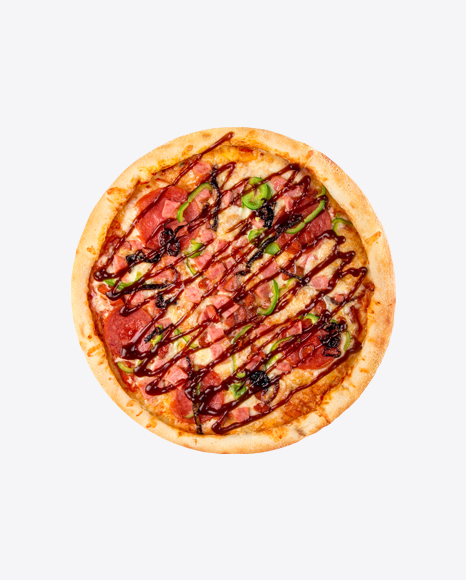 Barbecue Pizza with Jalapeno