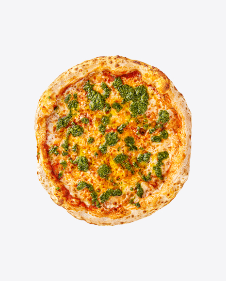 Pizza with Pesto Sauce