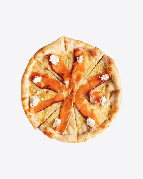 Salmon Pizza with Cream Cheese
