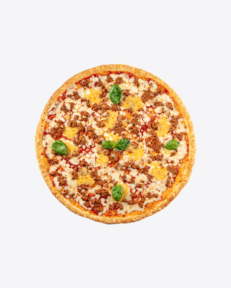 Minced Beef Pizza with Cheese