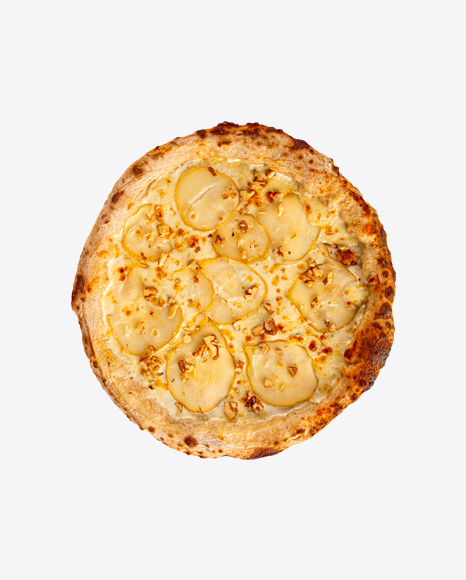 Pizza with Pears and Cheese