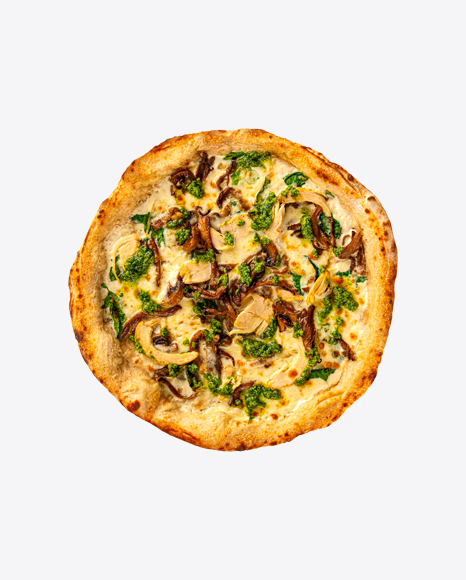 Chicken Pizza w/ Mushrooms