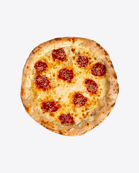Pizza Arrabbiata w/ Sesame Seeds