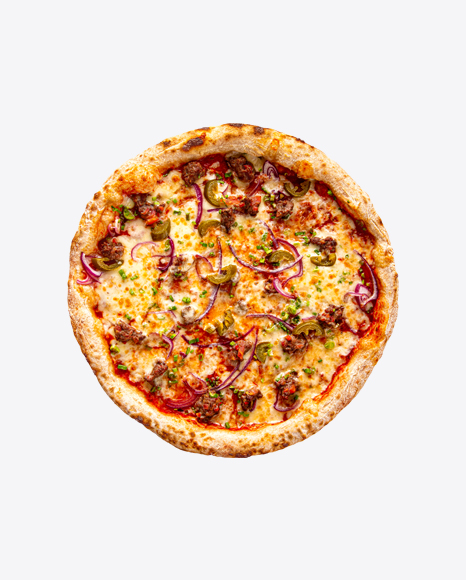 Bolognese Pizza with Jalapeno