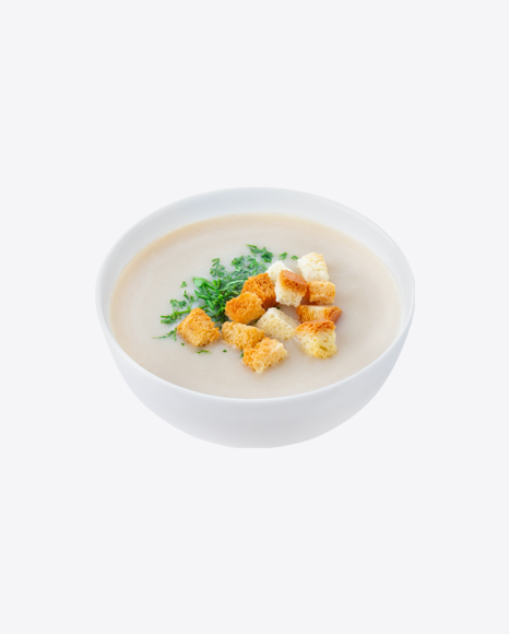 Download Mushroom Puree Soup Transparent PNG on YELLOW Images