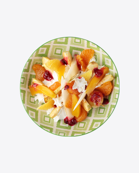 Fruit Salad w/ Whipped Cream