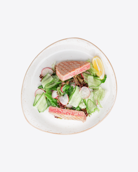 Roasted Tuna Steak w/ Salad