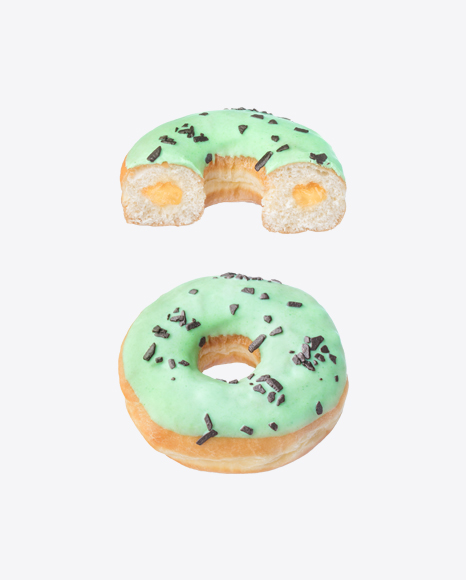 Donut Under Green Glaze