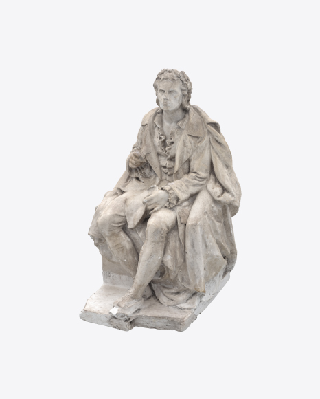 Friedrich Schiller Statue PNG
