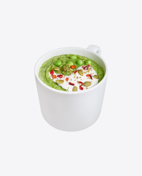 Green Peas Cream Soup PNG