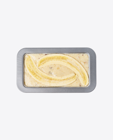 Raw Banana Dough w/ Banana Slices PNG