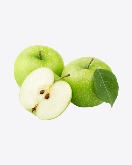Green Apples Set PNG