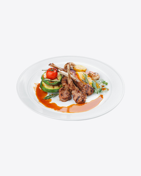 Roasted Ribs w/ Vegetables