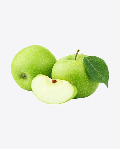 Green Apples Set PNG