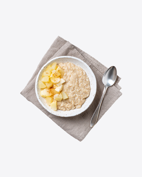 Porridge w/ Apple Slices PNG