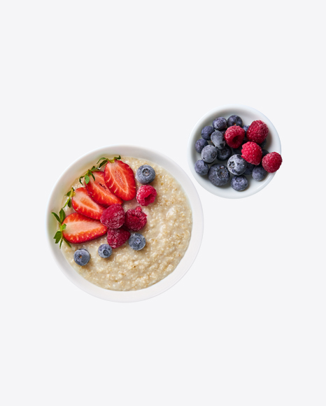 Porridge w/ Berries PNG