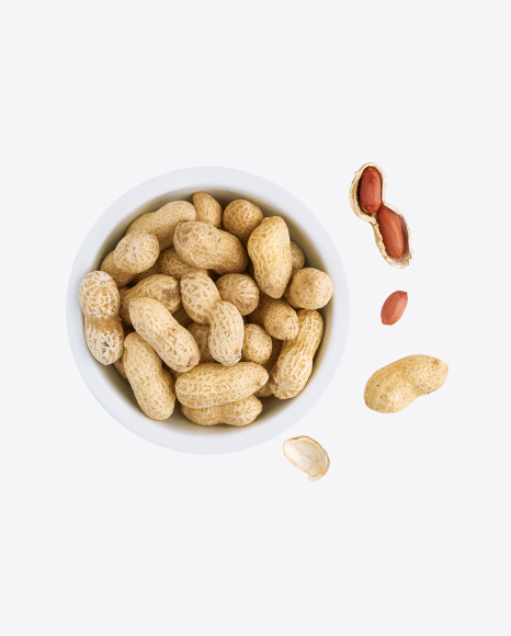Peanuts in Ceramic Bowl PNG