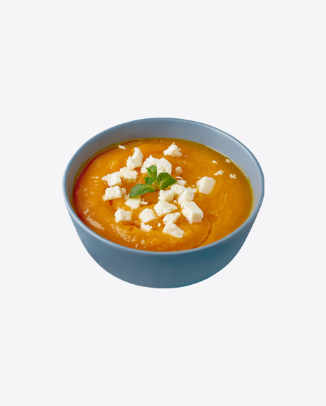 Pumpkin Cream Soup w/ Cheese PNG