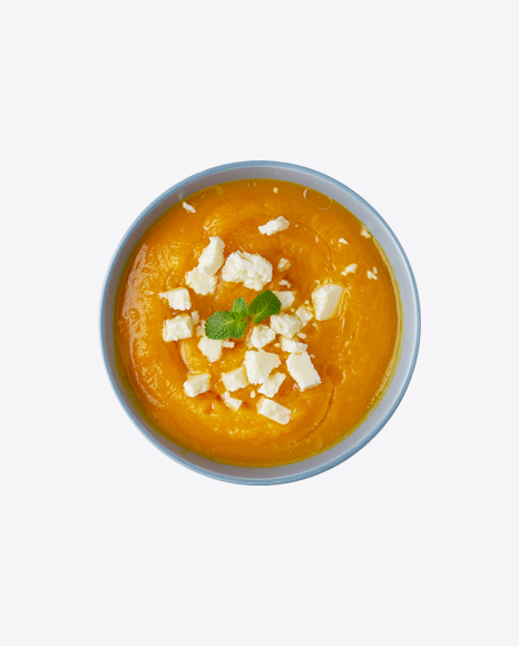 Pumpkin Cream Soup w/ Cheese PNG