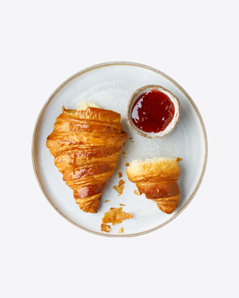 Croissant w/ Jam PNG