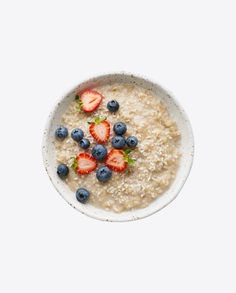 Porridge w/ Berries PNG