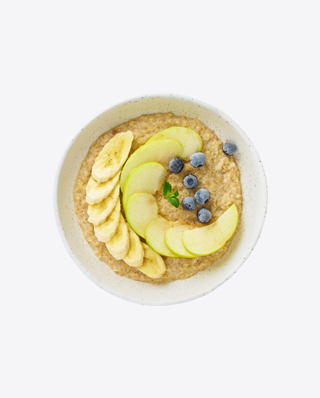 Porridge w/ Fruits Slices & Berries