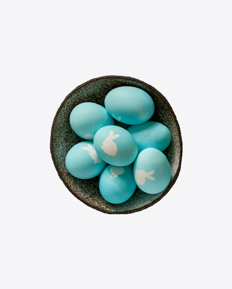 Blue Easter Eggs PNG