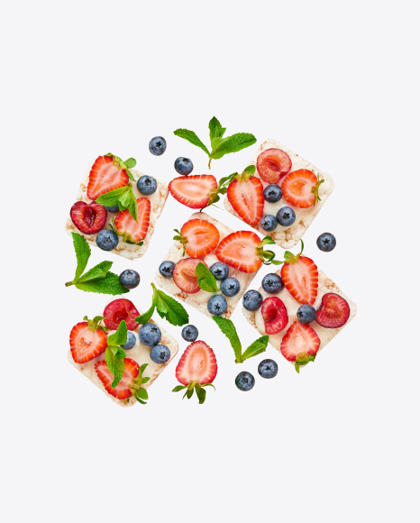 Rice Crisps w/ Berries