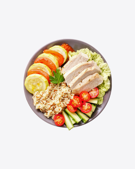 Quinoa Bowl w/ Chicken Fillet & Vegetables