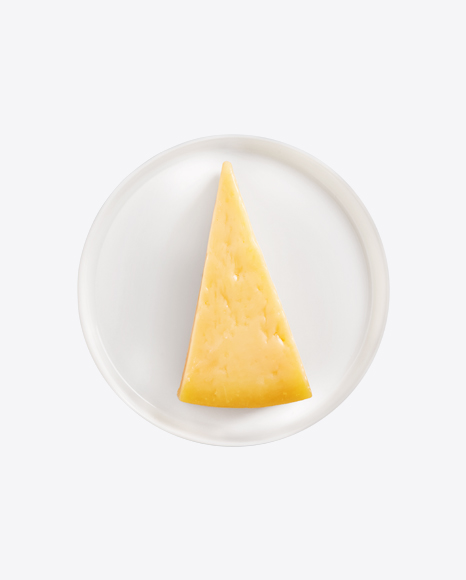 Hard Cheese on Plate