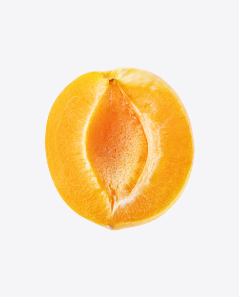 Half of Apricot PNG
