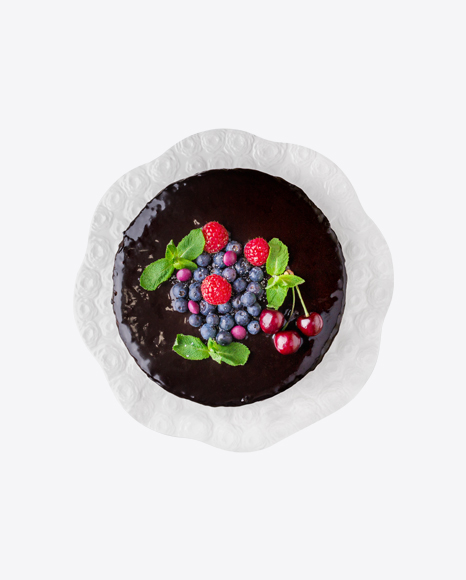 Chocolate Cake w/ Berries