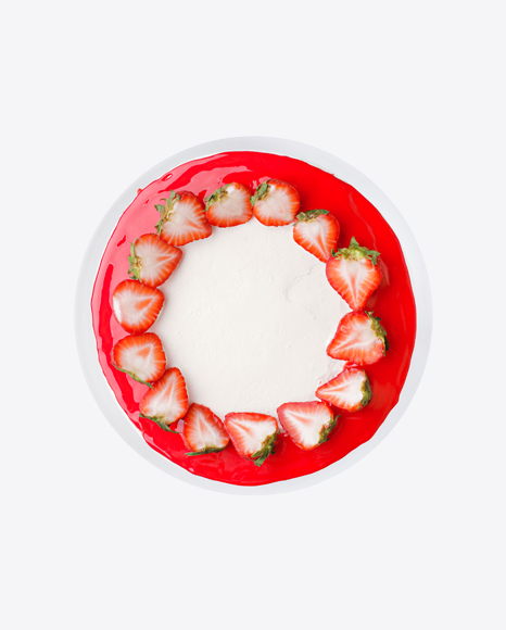 Cake w/ Strawberries