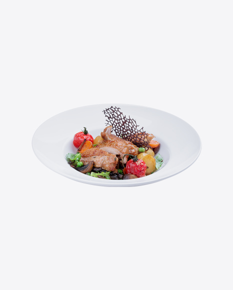 Baked Chicken w/ Vegetables