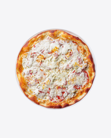 Pizza w/ Ham & Cheese