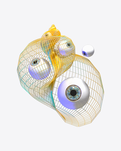 Abstract Set with Eyeballs