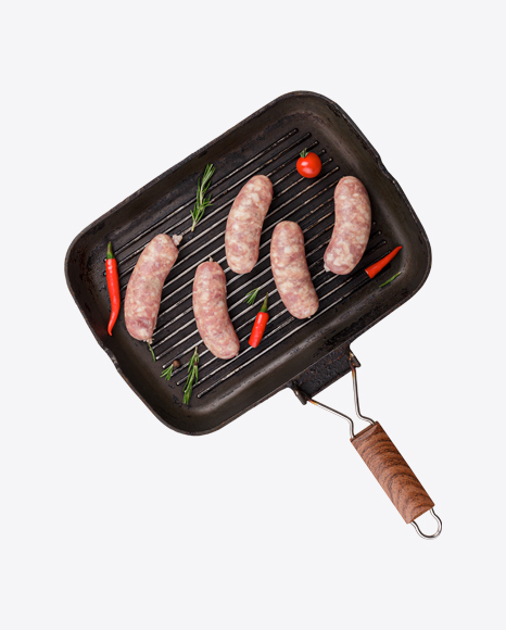 Sausages on Grill Pan