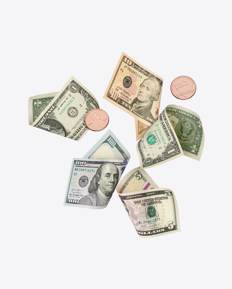 Dollars Set PNG