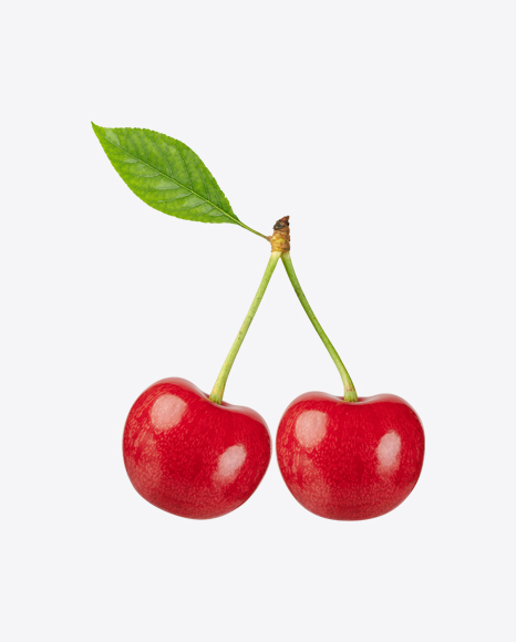 Cherries with Stem PNG