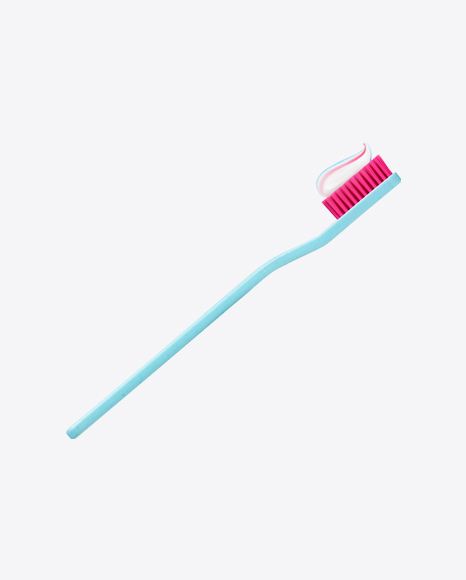 Toothbrush with Toothpaste PNG