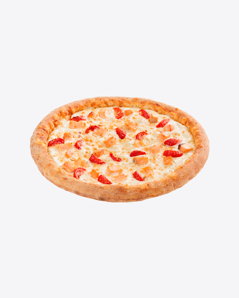 Pizza w/ Salmon & Tomatoes