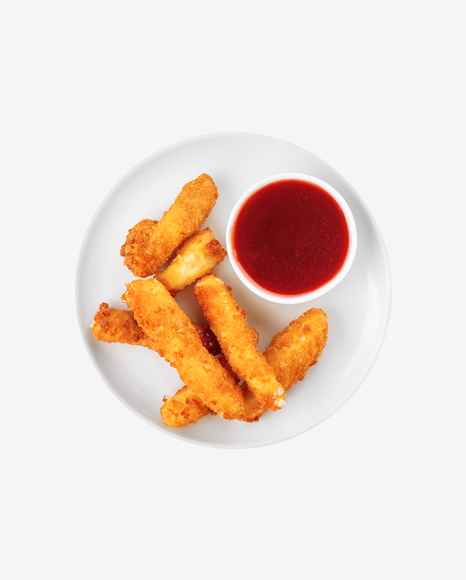 Fried Cheese w/ Berry Sauce