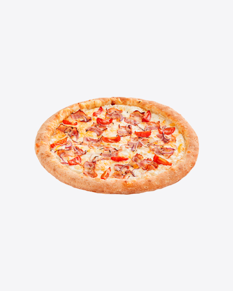 Pizza w/ Bacon & Tomatoes