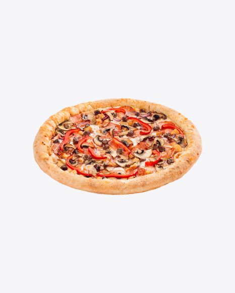Pizza w/ Pepperoni, Mushrooms & Vegetables