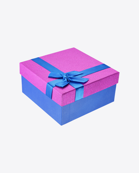 Blue Gift Box PNG