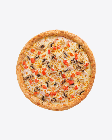 Pizza w/ Chicken & Mushrooms