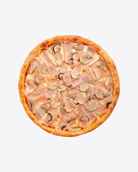 Pizza w/ Ham & Mushrooms
